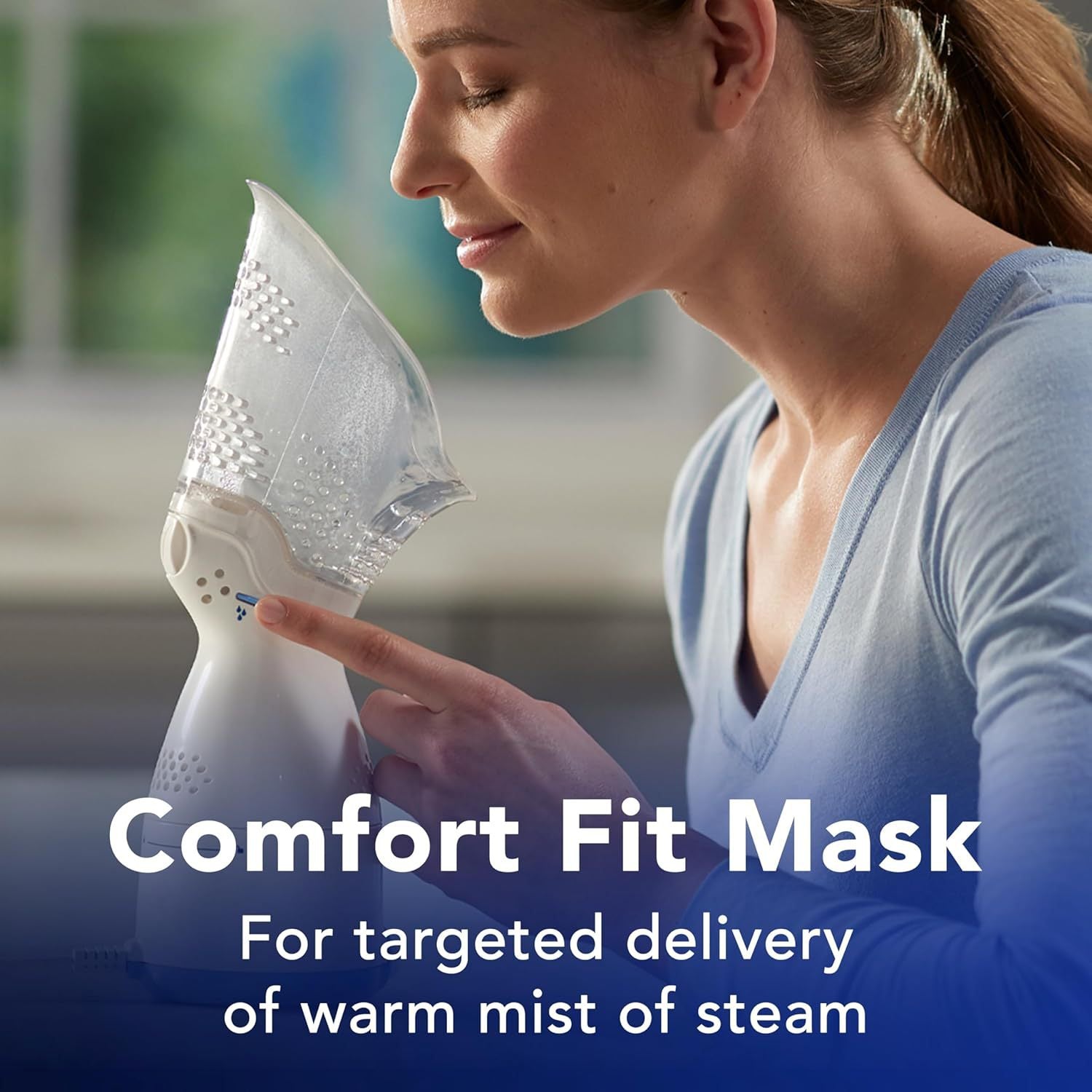 Vicks Personal Steam Inhaler For Relieving Congestion And Cough Soft Mask